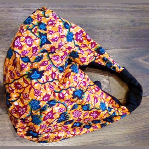 Cotton Dutch Wax Print Origami Slouchy Shopper Bag Boho Festival Tote - Image 6