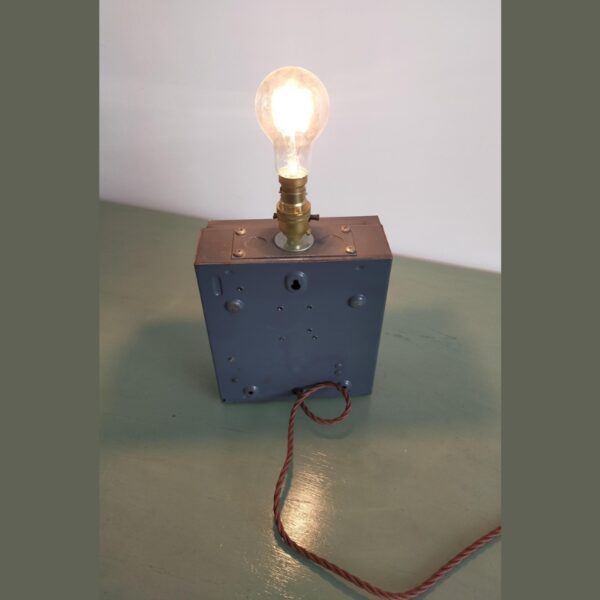 Upcycled Vintage Fuse Box Lamp - Image 5